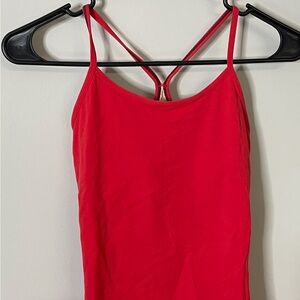 Ivivva by Lululemon Girls Tank Top Size 12 Red Racerback Excellent Condition